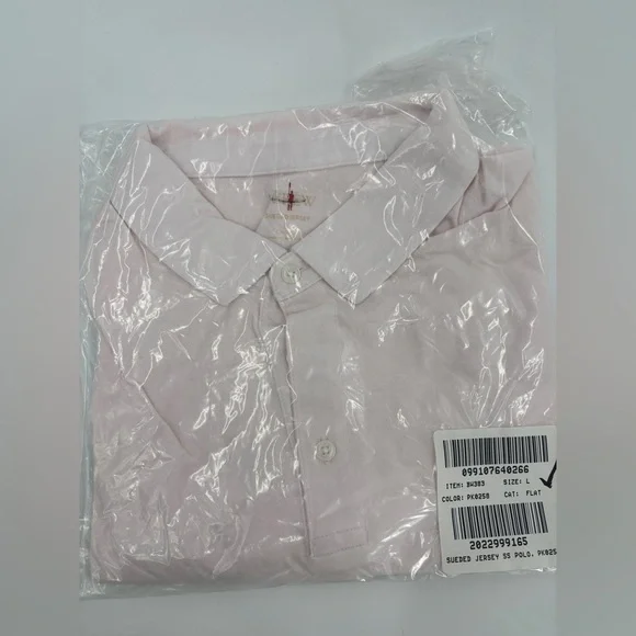 J.Crew Sueded cotton polo shirt Shell Pink - Picture 5 of 6